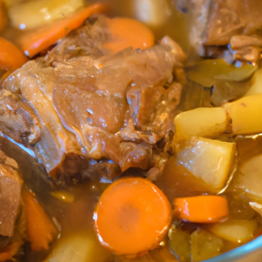 Veal Braised with Vegetables