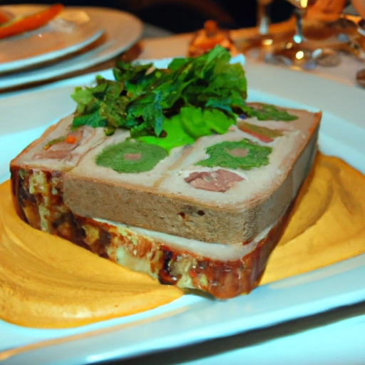 Veal Peppercorn Terrine with Orange Sauce