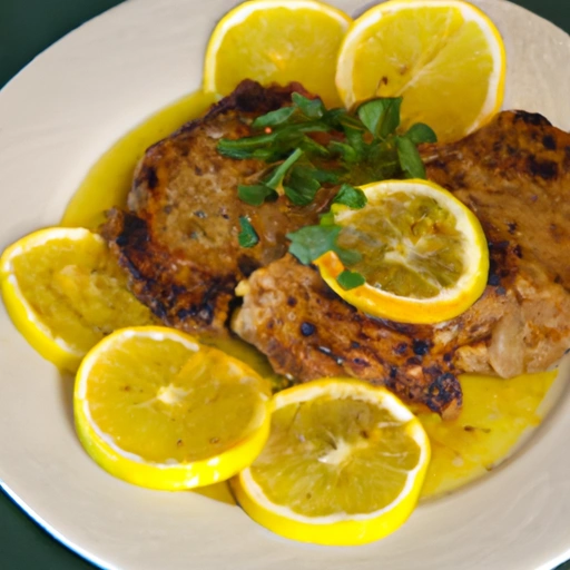 Veal Piccata with Orange Sauce