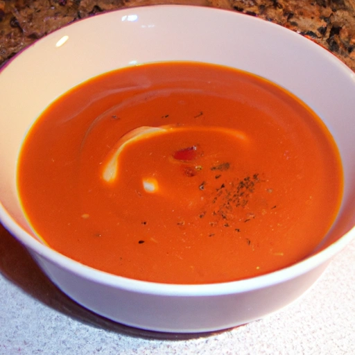 Wegańska zupa kremowa pomidorowa