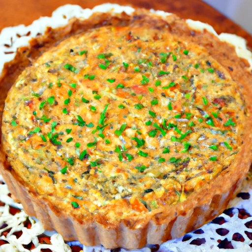 Vegetable and Herb Quiche
