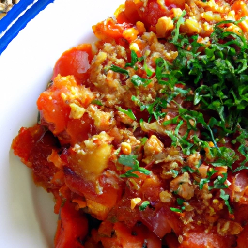 Vegetarian Tomato Hash