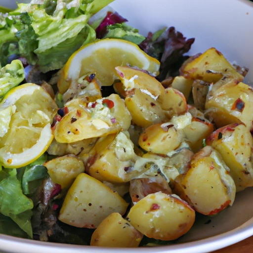Warm Lemon and Thyme Potato Salad
