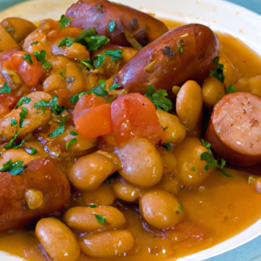 Way Good Pinto Beans with Sausage