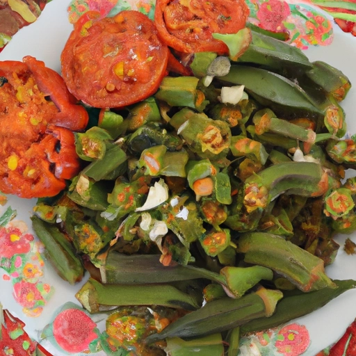 Wild Okra with Beans or Cowpeas
