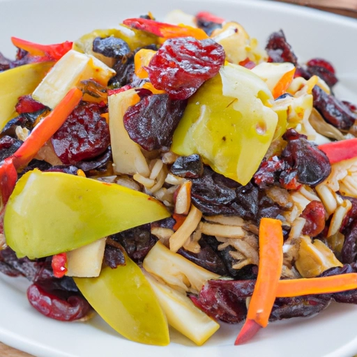 Wild Rice Salad with Apples and Dried Cherries