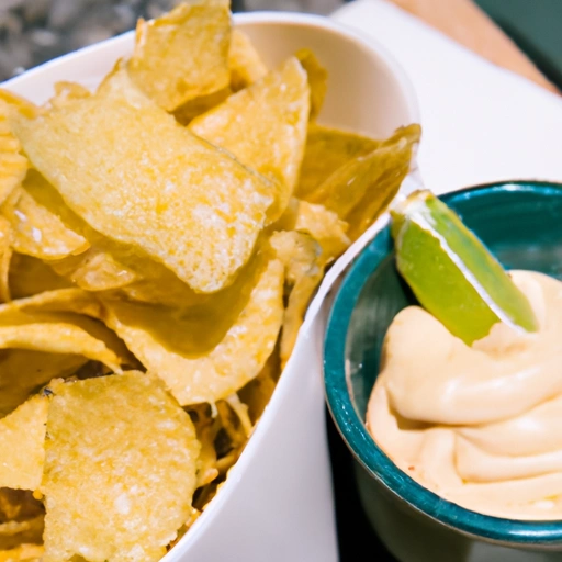 Yuca Chips with Lime Mayo