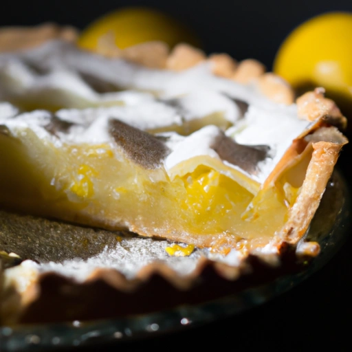 Zesty Lemon Custard Pie
