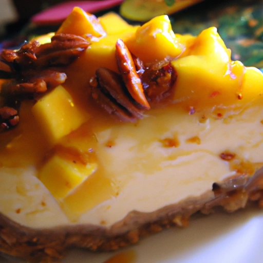 Zippy Mango Cheesecake