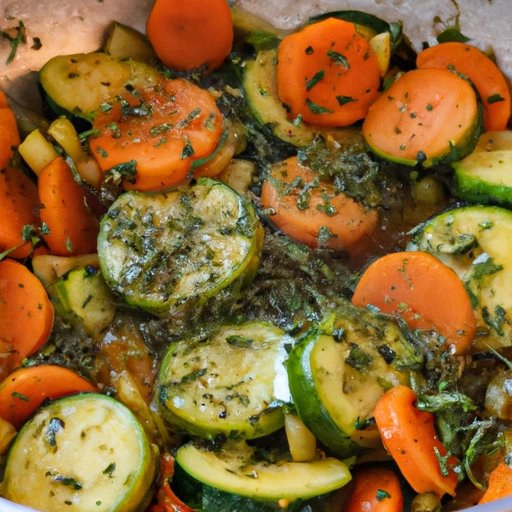 Zucchini and Carrots with Fresh Herbs