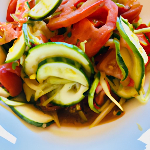 Zucchini and Tomato Salad