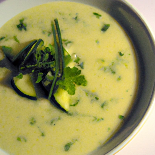 Zucchini Soup with Herbs