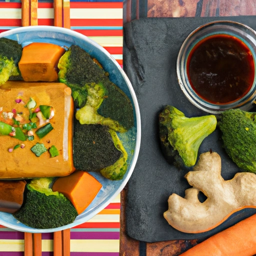 Broccoli with Five-spice Tofu