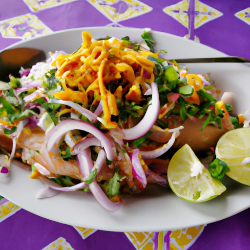 Burmese-style Fish Salad