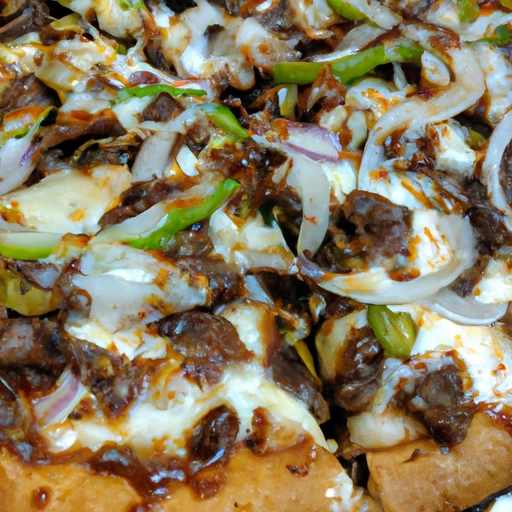 Cheese Steak Pizza