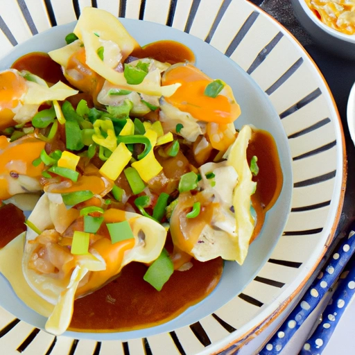 Chicken Dumplings with Orange Dipping Sauce