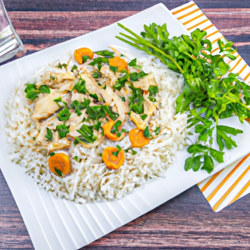 Chicken Vermouth with Rice