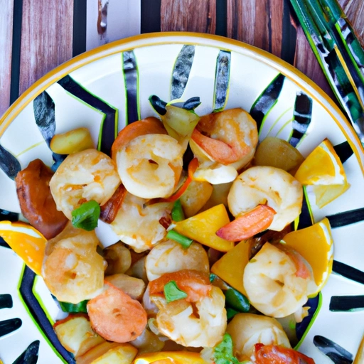 Citrus Shrimp and Scallops