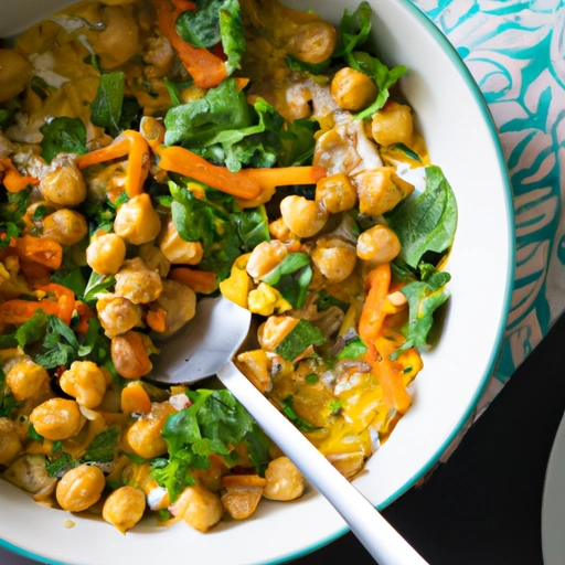 Coconut Curried Chickpeas