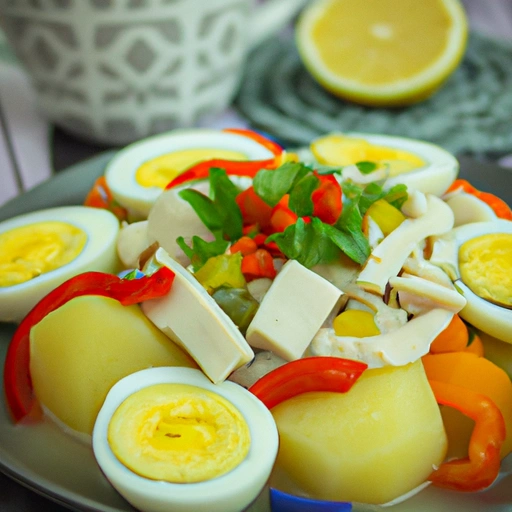 Cold Chicken and Potato Dish
