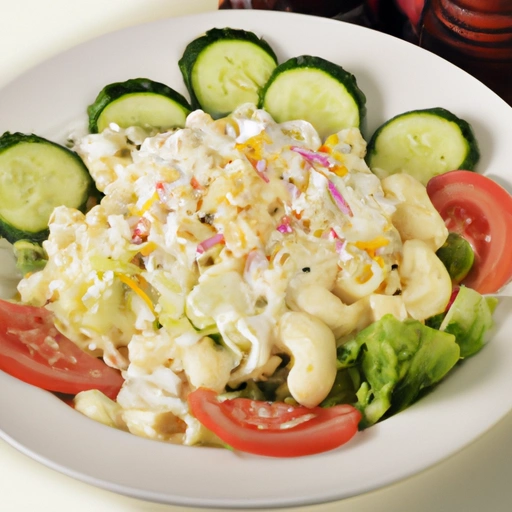 Creamy Pasta and Cabbage Salad