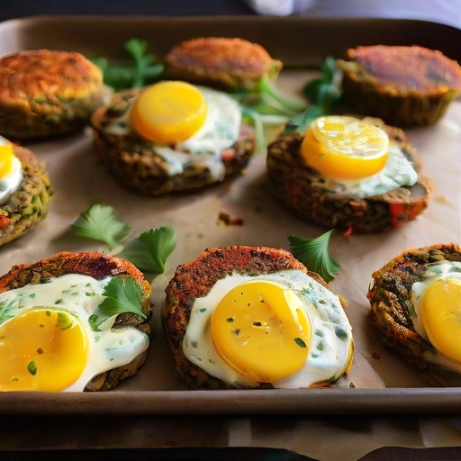 Cumin-spiced Red Lentil Burgers