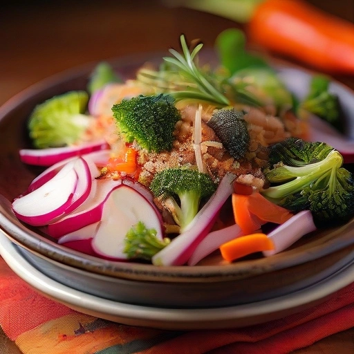 Harvest Salad with Turnip