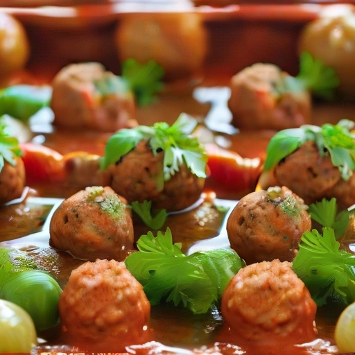 Meat Balls in Tomato Gravy