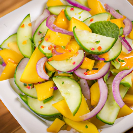 Mexican Cucumber-Mango Salad