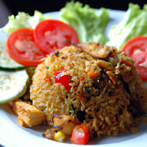 Nasi Goreng dengan Ayam
