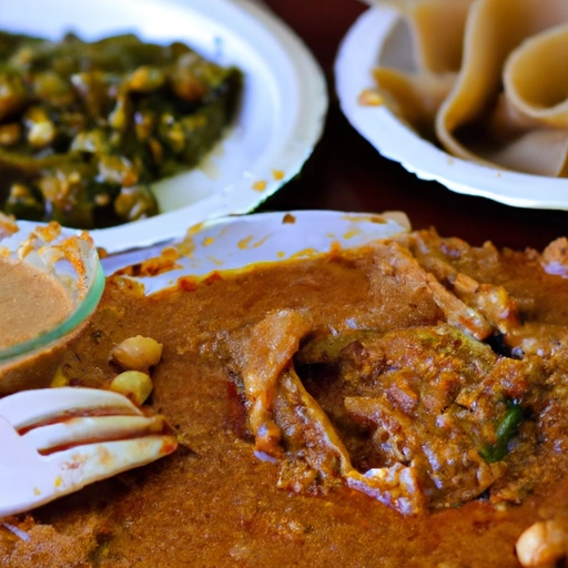 Ngege with Groundnut Sauce