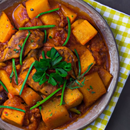 Nigerian Pumpkin Pork Stew