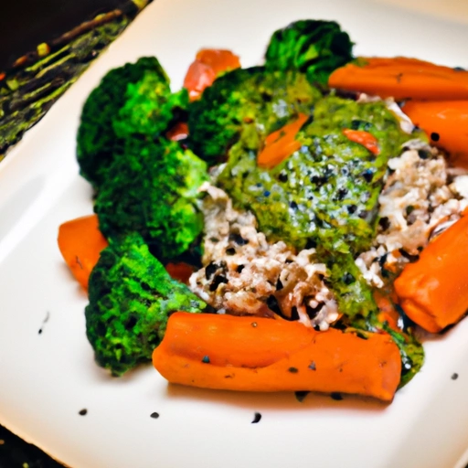 Pesto Rice and Vegetables
