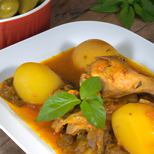 Pollo en Fricase