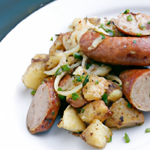 Potato Salad with Bratwursts