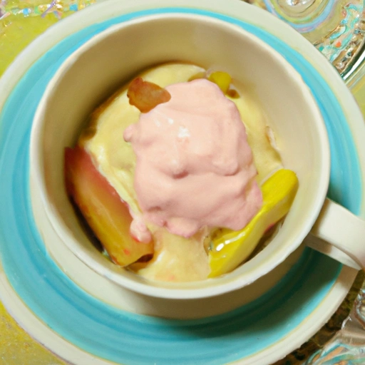 Rhubarb and Banana Fool