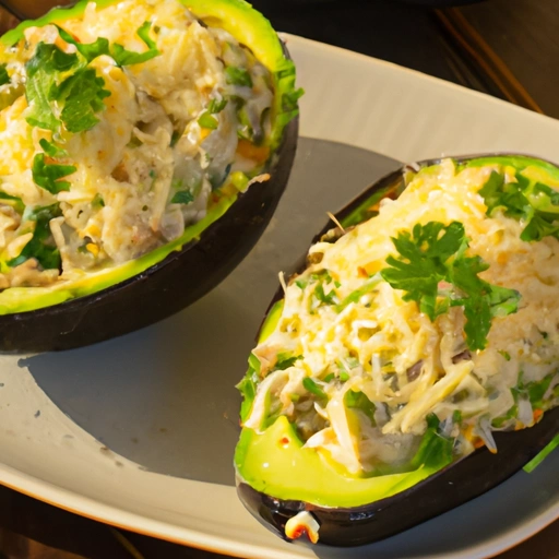 Rice Stuffed California Avocados