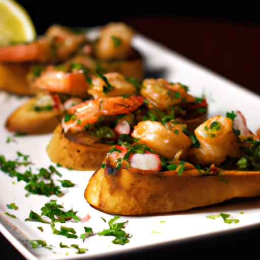 Shrimp on French Bread