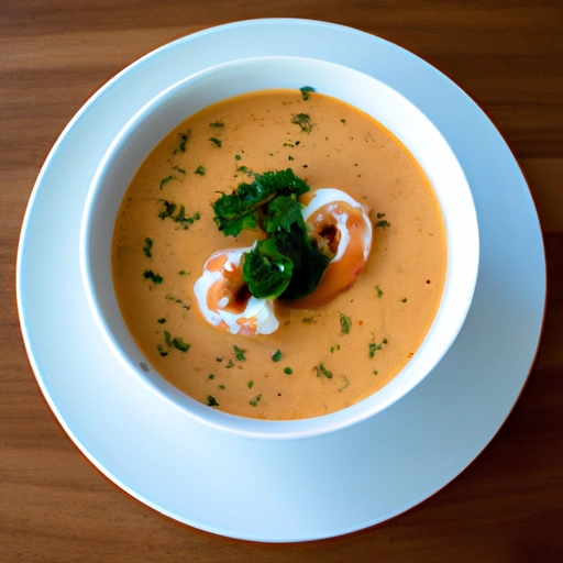 Shrimp Soup with Cumin