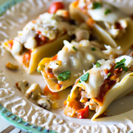 Tofu Cheese-stuffed Shells