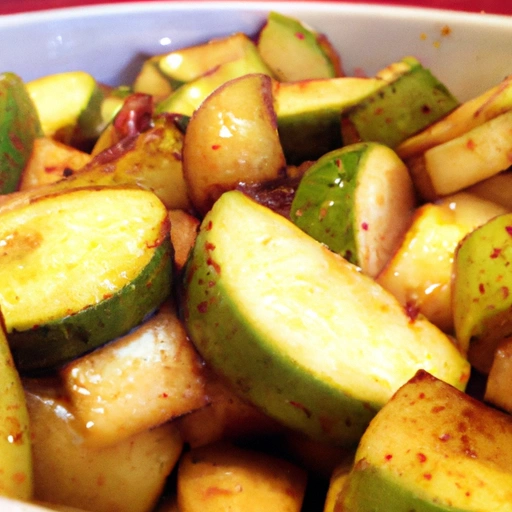 Zucchini Apple Sauté